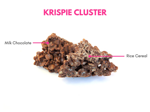 Buy our 24 piece assortment, including Krispie Clusters, for $40.